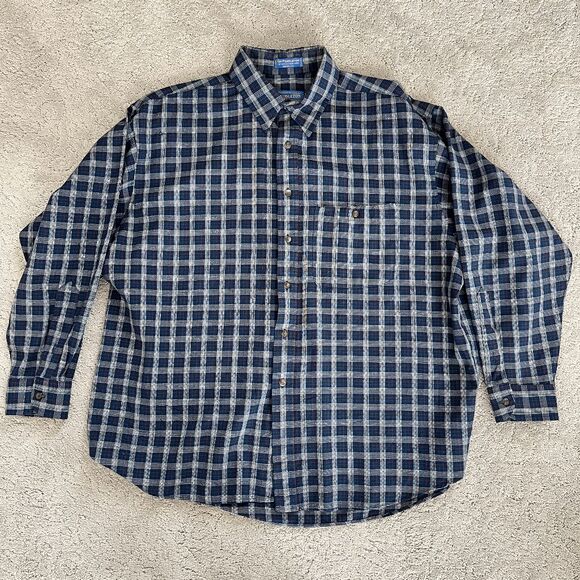 VTG 80s/90s Pendleton 100% Virgin Wool Plaid Shirt XL – Made in USA - Picture 1 of 9